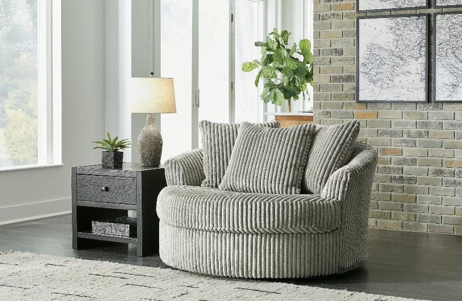 Lindyn Oversized Swivel Accent Chair