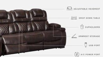 Warnerton Power Reclining Sofa