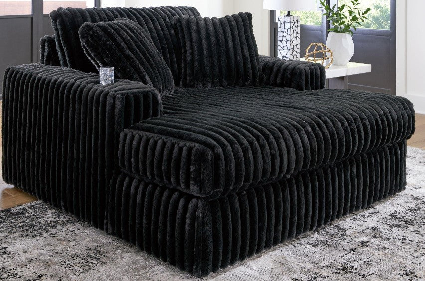 Midnight-Madness Oversized Chaise