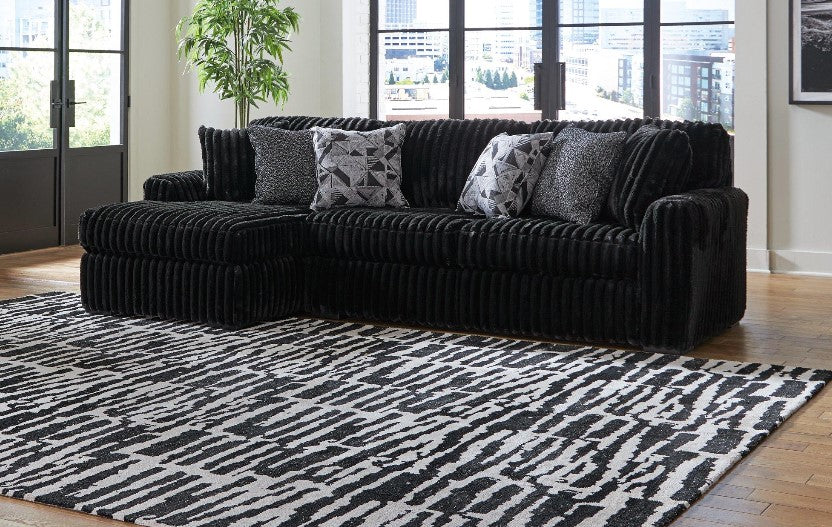 Midnight-Madness Sectional Sofa with Chaise