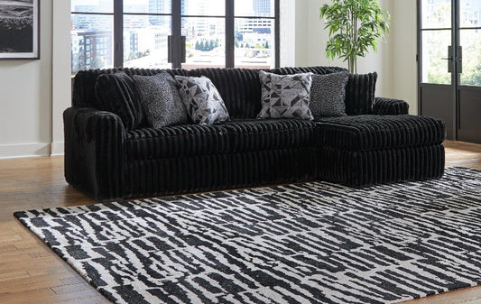 Midnight-Madness Sectional Sofa with Chaise